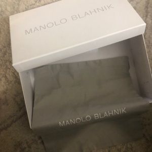Manolo Blahnik Box & dust bag